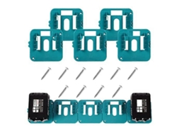 5 Soportes De Batería Para Baterías 18v Montaje Pared Compatible Con Bl1860 Bl1850 Bl1840 Bl1830
