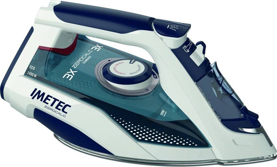 Plancha de Vapor IMETEC ZeroCalc Z3 3500 (Chorro de vapor 150 g/min - Base Inox)
