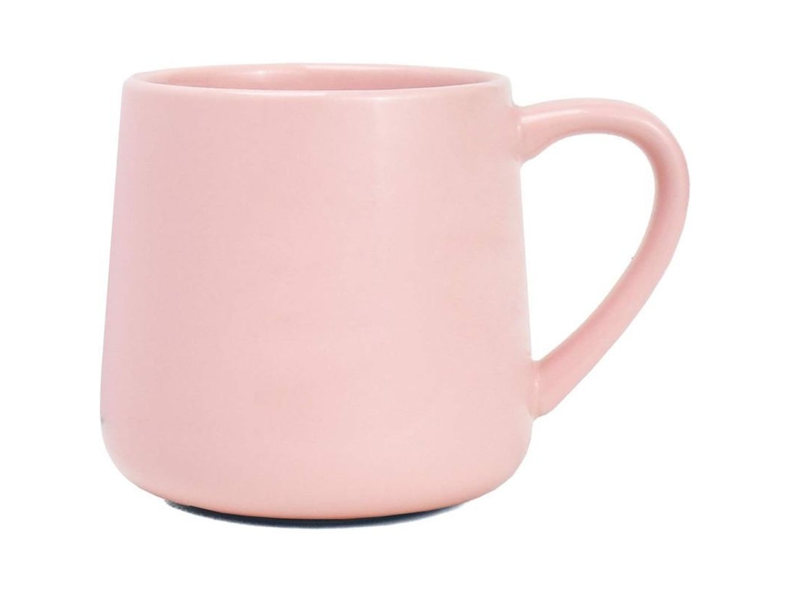 2026da-taza De Cerámica Brillante Grande 18 Oz Rosa Para Oficina Hogar Lavavajillas Microondas Segura