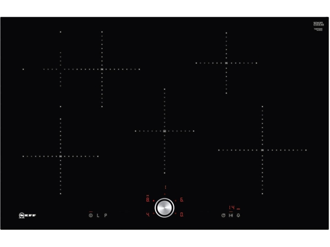 Placa de Inducción NEFF T48PT00X0 (Eléctrica - 79.2 cm - Negro)