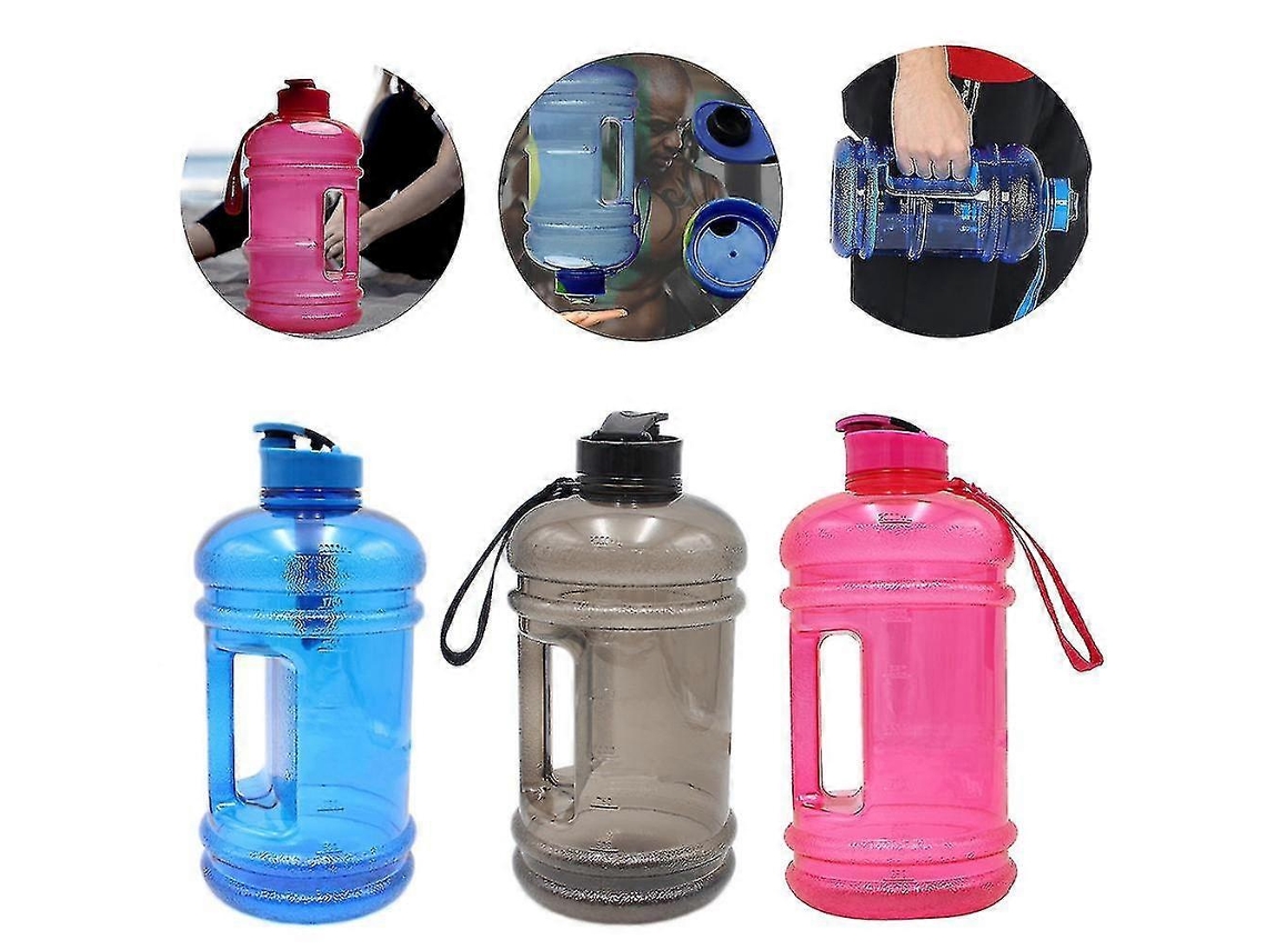 Botellas De Agua Portátiles Para Gimnasio Y Camping De Gran Capacidad De 2,2 L Rosewell