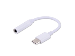 Adaptador de audio USB tipo 3.1 C Jack 3.5 mm (f) Blanco Ak 35 Savio (m)