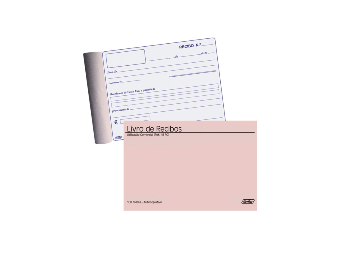 FIRMO Talonario de Recibos 100 X 100 Hojas 148 X 210 Mm