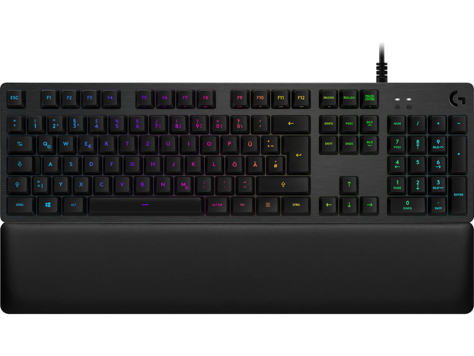 Teclado LOGITECH G513 Tactile (Con Cable - Layout Alemán)