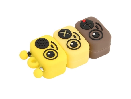 HURRISE Mini U Disk Flash Drive Pvc Cartoon Bee Style USB 2.0 Estándar Hot Swap Computadora Interna USB Flash Drive Amarillo 128 Gb