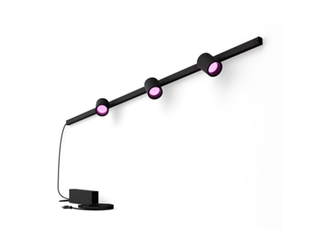 Philips Hue White and Color ambiance Kit Perifo base de pared recto (3 focos) PHILIPS BY SIGNIFY