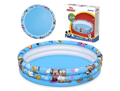 Piscina insuflável infantil Mickey Mouse 122x25 cm