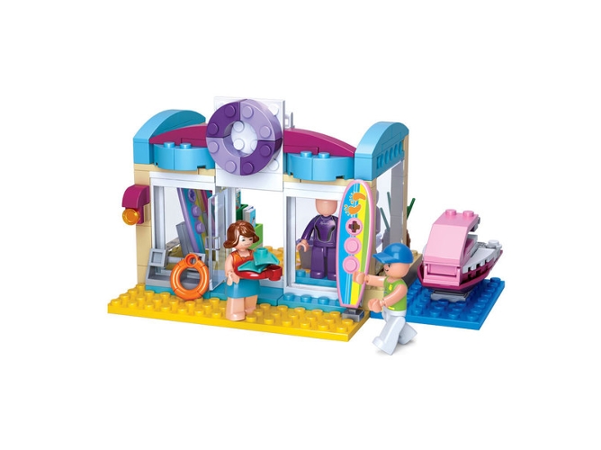 Construcción SLUBAN Girls Dream - Tienda de Playa (Edad Mínima: 6 - 192 Piezas)