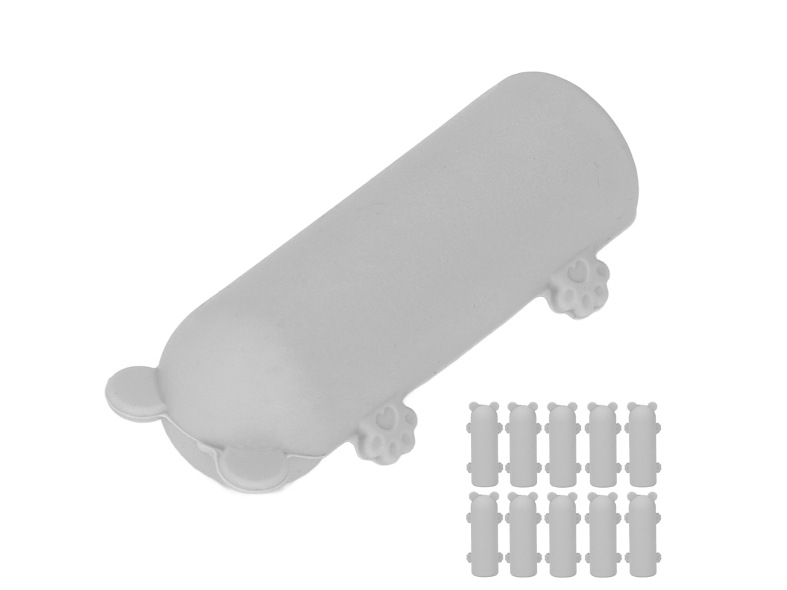 10 Protectores De Esquina De Silicona Gris, Protectores De Bordes Anticolisión Para Niños