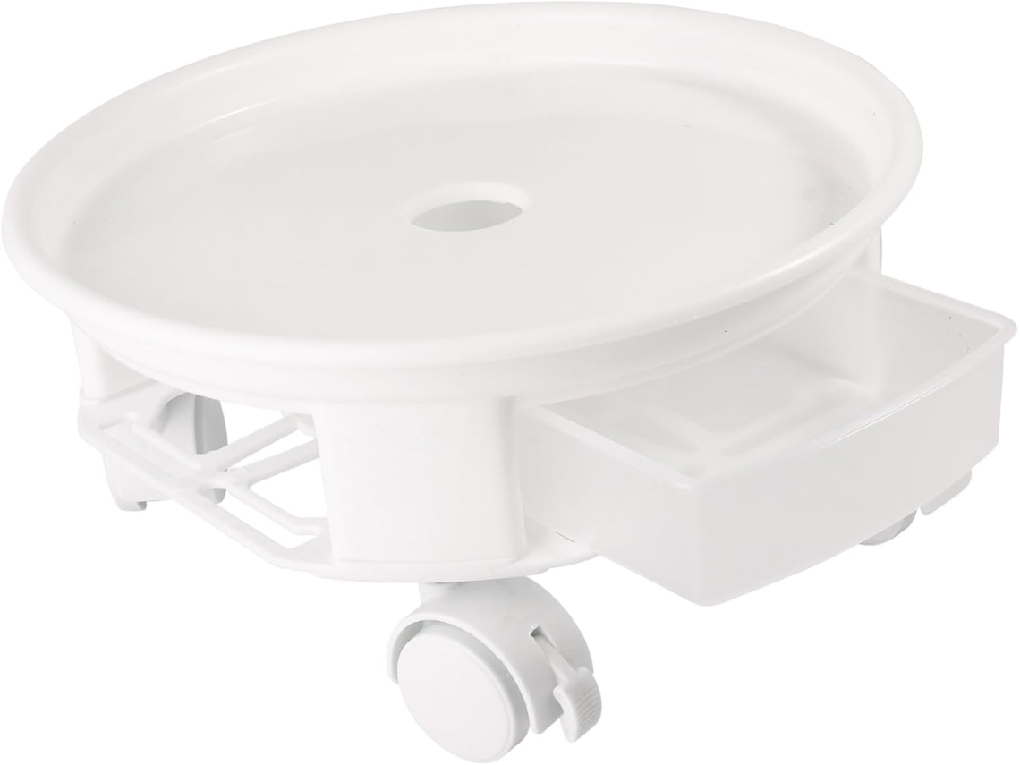 Soporte Para Plantas, Base Robusta, Maceta Con Ruedas Y Rodamientos.