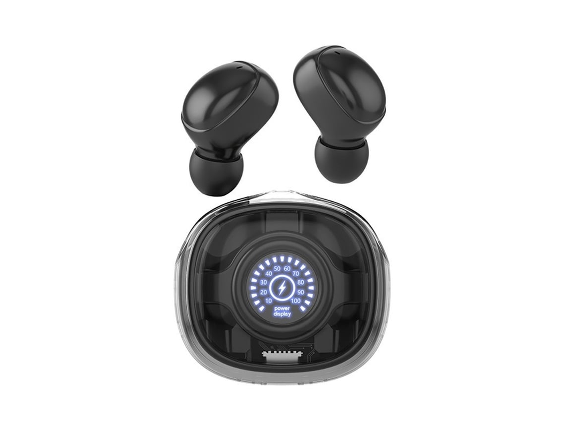 Auriculares YEMAESRE Bluetooth con reducción de ruido y cancelación de ruido, color negro