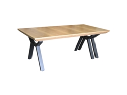 Mesa Comedor Metal Mdf 360 Extensible 200x100x75cm