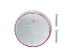 Termostato Inteligente Inalámbrico Programable Con Panel Led Y Control Preciso De Temperatura - Blanco