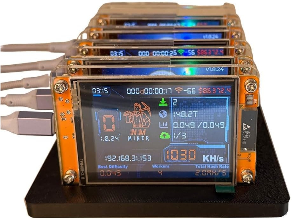 Soporte Mejorado De Alta Tasa De Bitcoin Crypto 5x 1030kh/s + 5 Ranuras Individuales