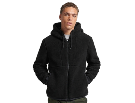 Sudadera para Hombre SUPERDRY (Lana - S - Negro)