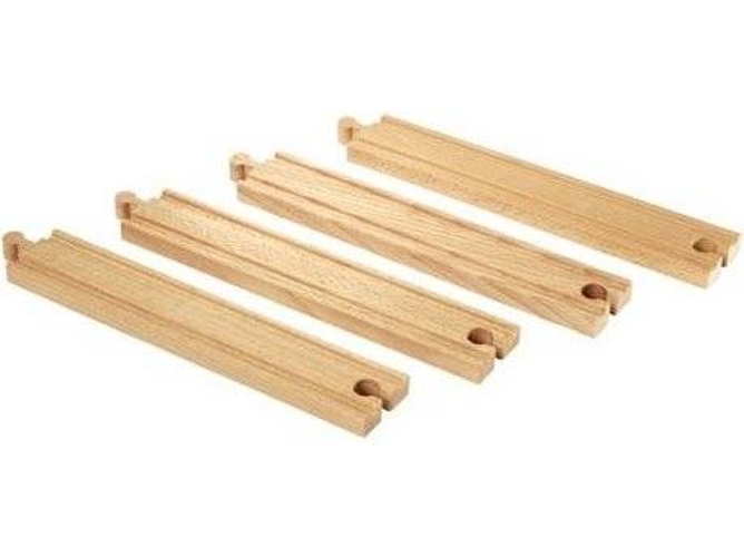Pieza para Pista Ferroviaria BRIO 33341 (Marrón - 23.5x1.2cm - Edad Mínima: 3)
