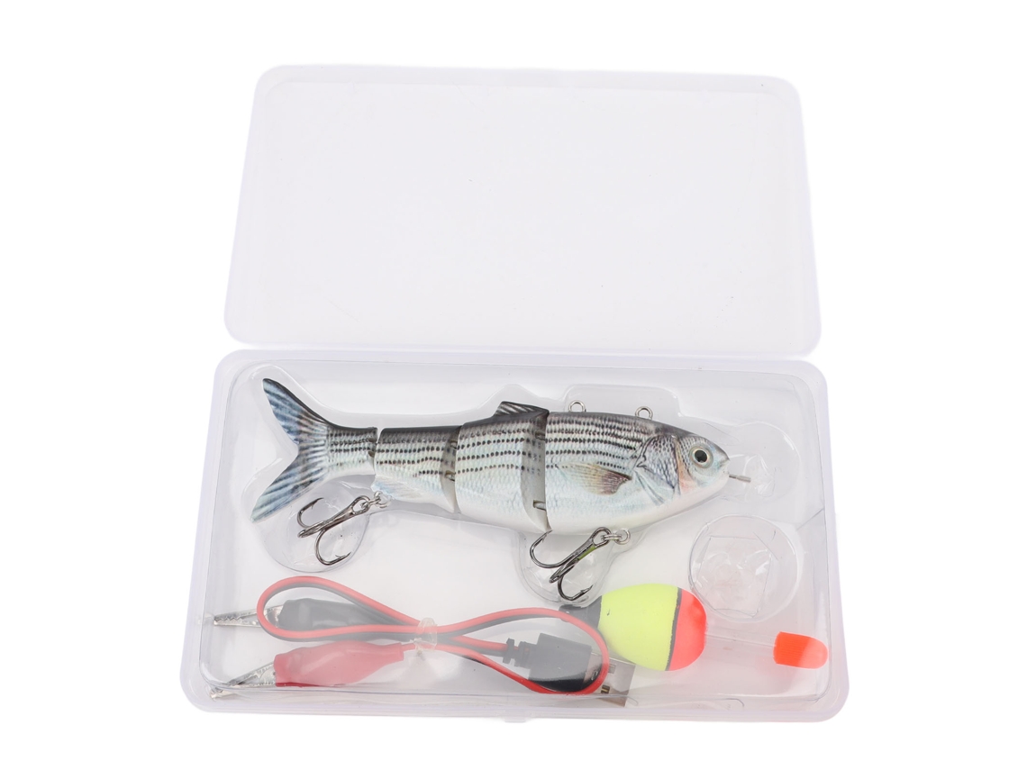 Lure De Pesca Eléctrico Recargable Usb Con Led, Imitación De Pez Con Articulaciones Múltiples, Accesorios De Pesca Bl 620