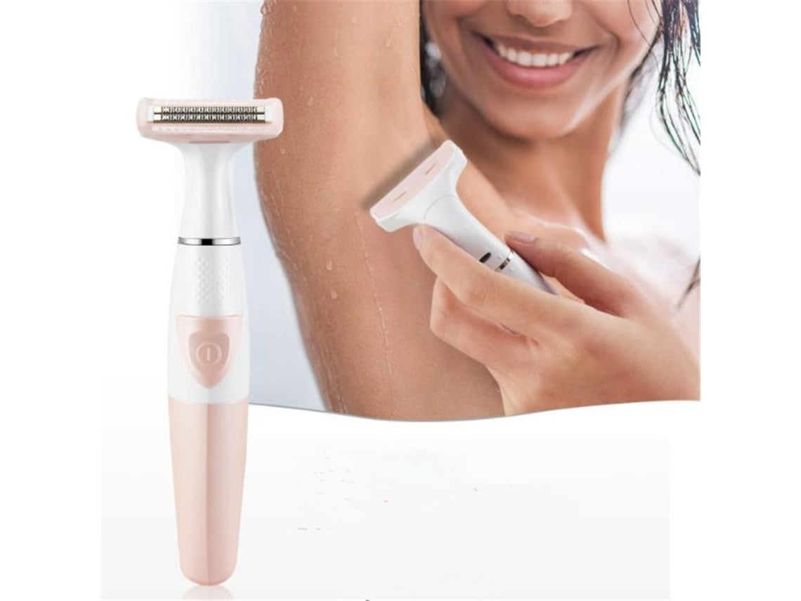 Barbeador Elétrico Feminino, Aplicável Ao Rosto, Corpo, Pernas, Braços, Partes Do Biquíni, Cortável De Pelos