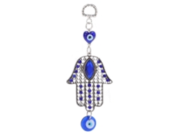 Adorno De Pared Decorativo Con Forma De Ojo Azul, Fabricado En Aleación Y Cristal, De Estilo Retro, Para La Decoración Del Hogar.