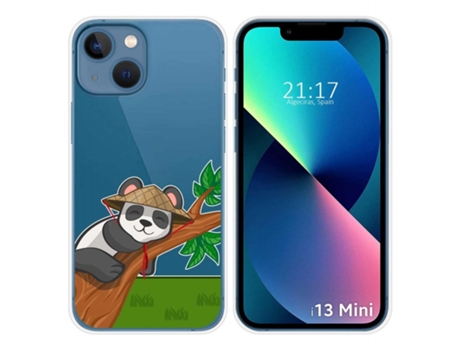 Carcasa iPhone 13 Mini (5.4) TUMUNDOSMARTPHONE Dibujos Transparente Multicolor