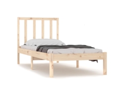 Maison Exclusive - Estructura De Cama Sin Colchón Madera Maciza Pino 75x190 Cm