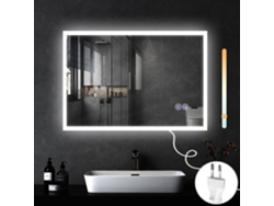 Espejo LED Nttlife con luz y pantalla táctil 100x60cm Nettlife