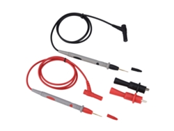 Sonda Ultrafina Para Multímetro Precise 1000v 20a Con Puntas Chapadas En Oro Y Pinzas De Cocodrilo.