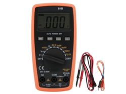 Multímetro Digital Lcd Con Rango Automático Para Medir Voltaje, Corriente, Resistencia Y Temperatura (ca/cc).