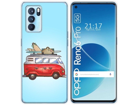 Carcasa Oppo Reno 6 Pro 5G TUMUNDOSMARTPHONE Dibujos Multicolor