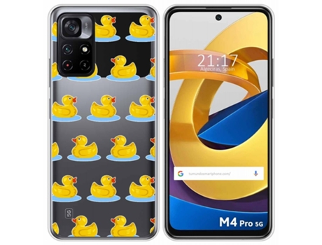 Carcasa Xiaomi POCO M4 Pro 5G TUMUNDOSMARTPHONE Dibujos Transparente Multicolor