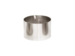 Molde Redondo De Acero Inoxidable Para Revestimiento 8x4cm 3692 Lifestyle