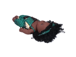 Muñeca Bebé Africana Reborn, Niña Negra, Piel Rizada, Juguete De Vinilo, 30 Cm, 3+
