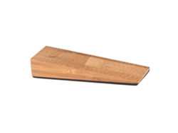 Tapa Puerta De Madera Haya Triangular Antideslizante Para Hogar, Eliminación De Ruido, Color Oscuro