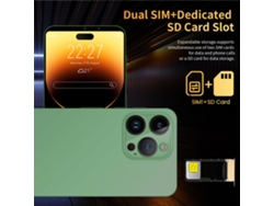 Smartphone Desbloqueado I14 Pro Max De 6,1 Pulgadas Hd, Llamadas 3g, 4 Gb De Ram, 32 Gb De Rom, Mt6889, 10 Núcleos, 7000 Mah, Sistema Android 11