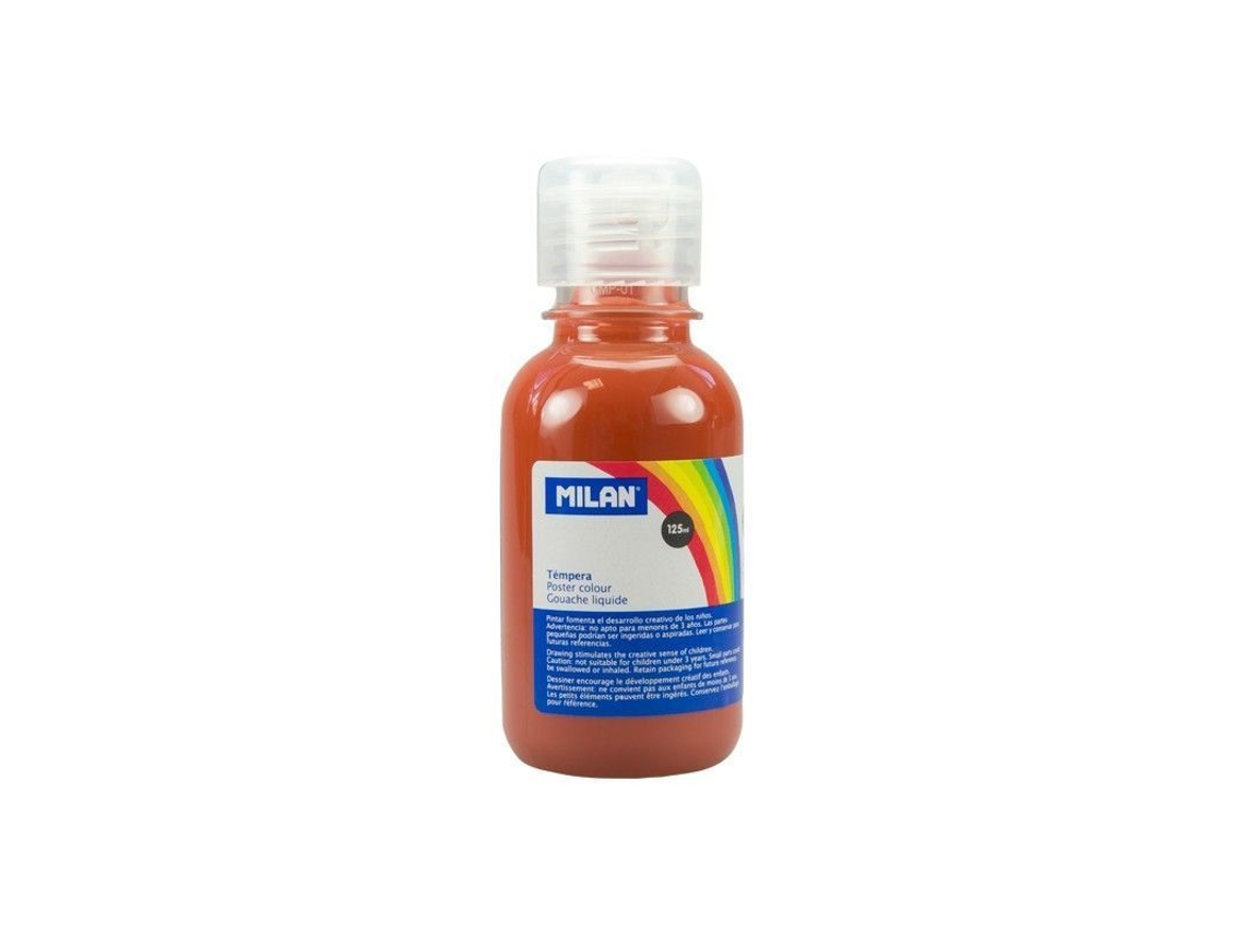 Frasco de Tempera Líquido MILAN Marrom 125ml