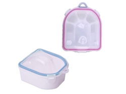 2 Piezas De Recipiente Para Remover Esmalte De Uñas, Herramienta De Manicura Para Spa De Manos