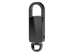 Grabadora digital portátil recargable por USB, con reproductor MP3 de 8 GB Yizhood (negro)