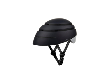 Casco dobrável CLOSCA para bicicleta e Trotinete. Cinza e Reflectante