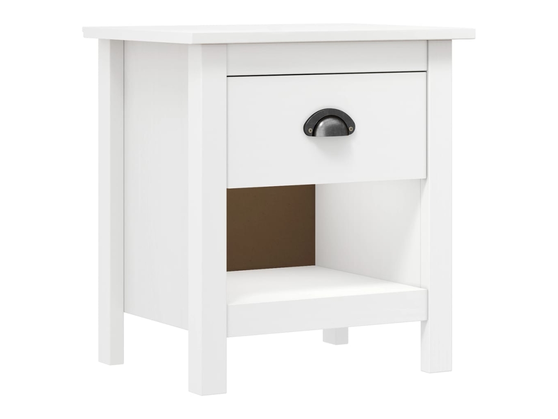 Mesitas de noche Hill, 2 piezas, 46 x 35 x 49,5 cm, pino macizo, EXCLUSIVA DE LA CASA