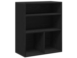 Maison Exclusive - Estantería Madera Ingeniería Negra 60x30x71,5 Cm