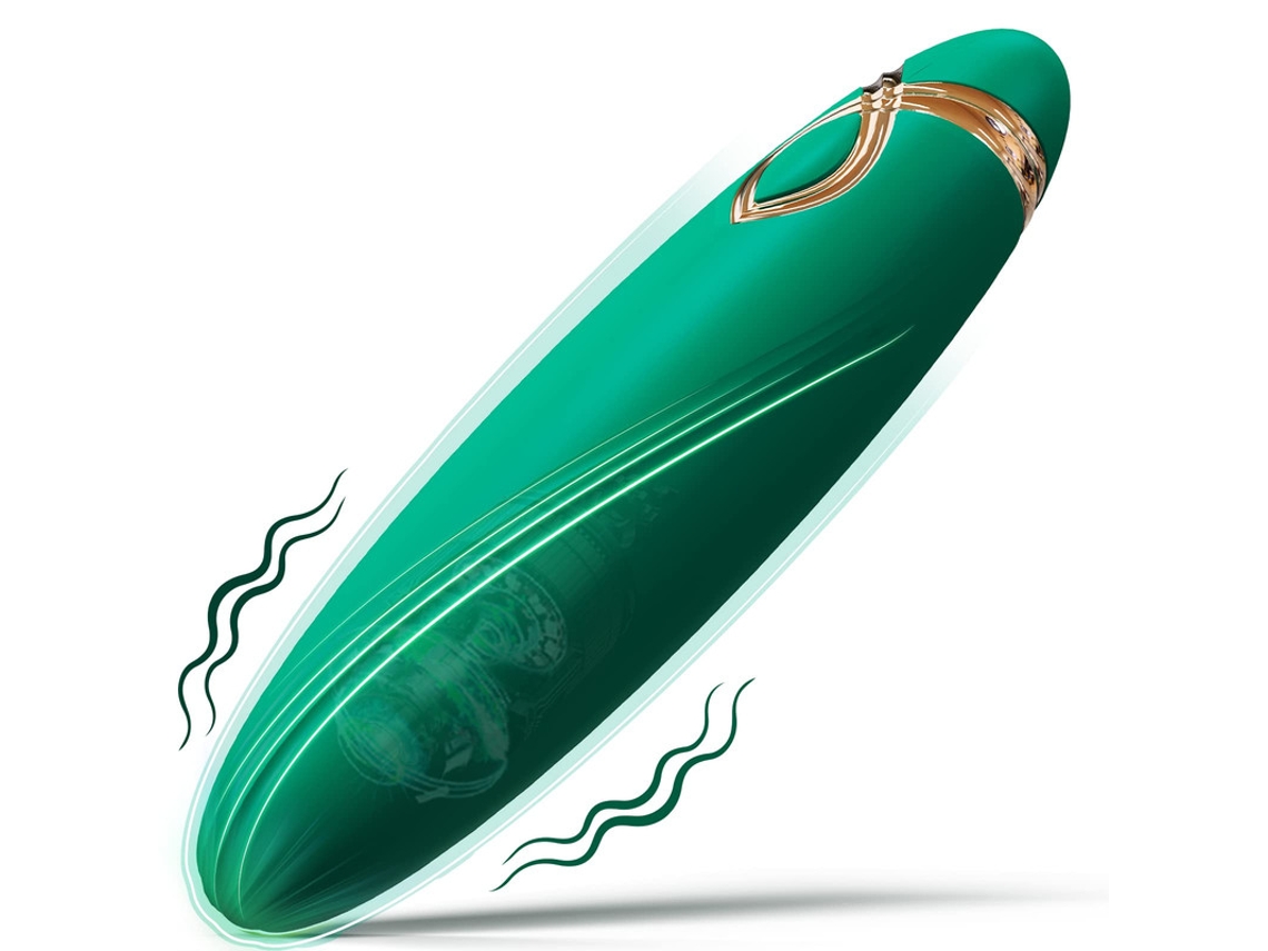 Vibrador De Bala Pequea Con 9 Modos Para Mujer (verde) Yizhood