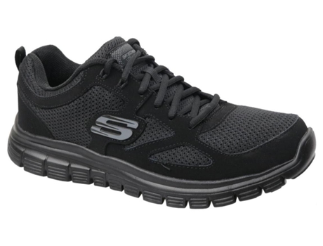 Zapatillas SKECHERS Burns Hombre (45.5 - Negro)