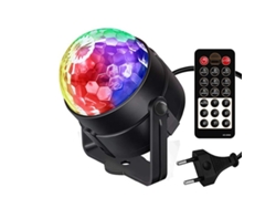 Luces de escenario de fiesta con control remoto, bola de discoteca adecuada para fiestas de baile familiares y cumpleaños.