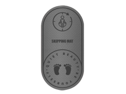 HYMNORA Tapete para Saltar a la Cuerda 6mm/8mm Grueso Reducción de Ruido Silencioso Tapete Duradero Antideslizante para Yoga y Pilates