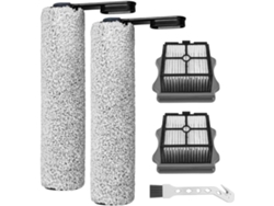 Rodillo de cepillo y filtro HEPA para Tineco Floor One S5/s5 Pro/s5 Pro 2/s5 Extreme, 2 rodillos, 2 filtros y 1 cepillo de limpieza.