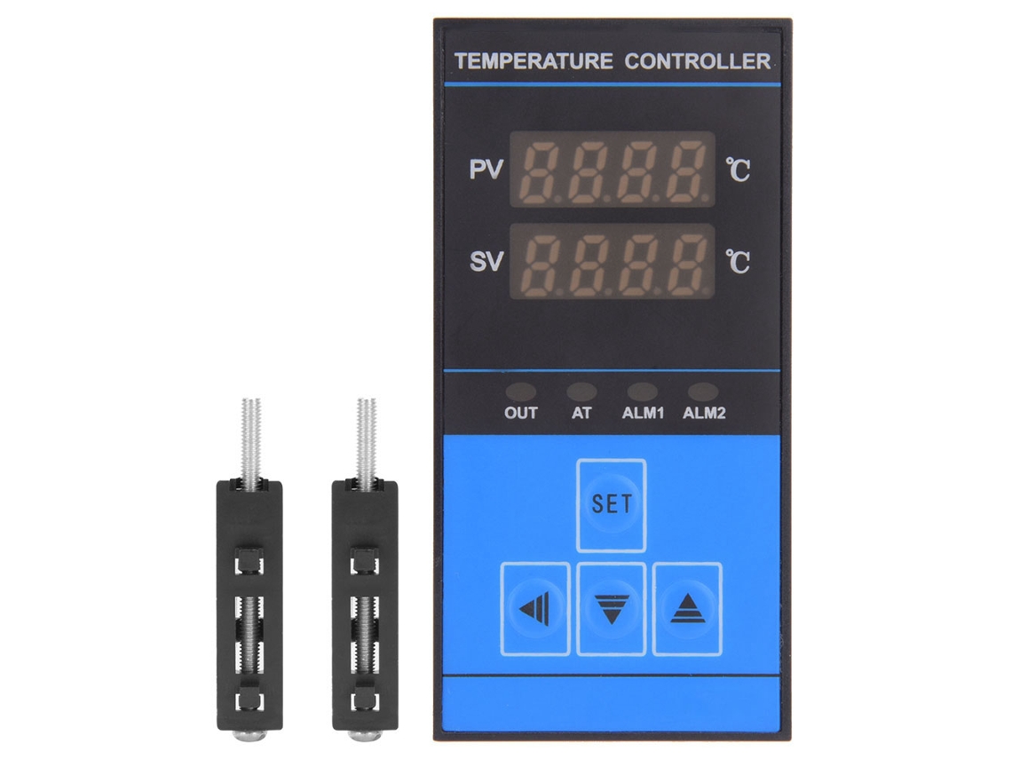 Controlador de temperatura digital inteligente con salida de relé + SSR 0-400 ℃ CA 220 V 50/60 Hz