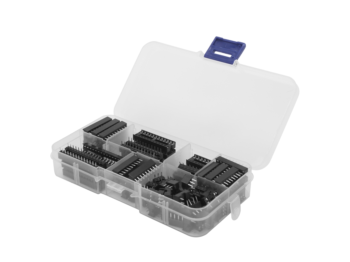 2026horizon-kit De 66 Zócalos De Chips Ic Dip Con Pines Planos Componentes De Circuito Integrado 2.54mm