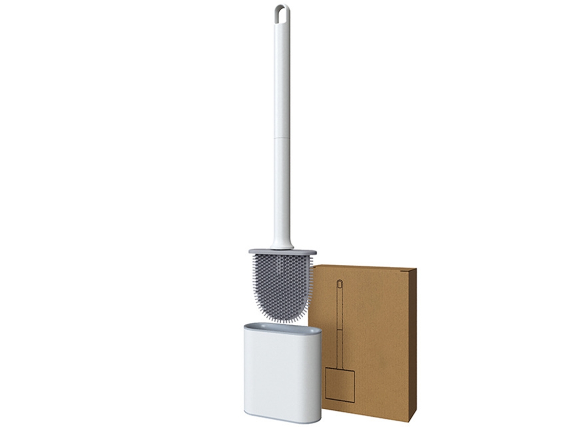 Cepillo de baño versátil con mango extraíble, cepillo de limpieza doméstico con soporte para el baño.