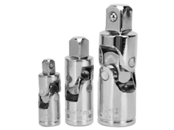 Juntas Universales De 3 Piezas, Acero Crv Pulido Con Acabado Espejo, Adaptadores De 1/4", 3/8", 1/2"
