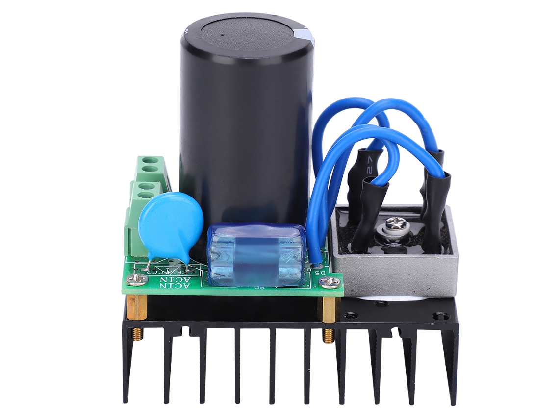 Módulo rectificador de 0-220 V CA a 0-311 V CC con condensador de 470 uF y múltiples protecciones